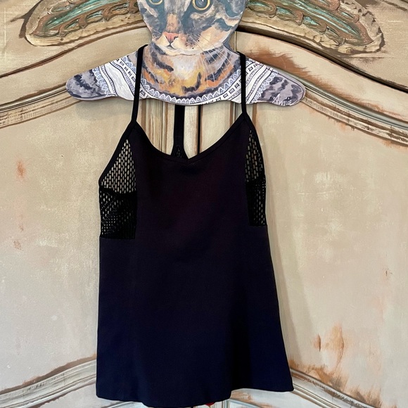 Lorna Jane Tops - Lorna Jane Black Tank Top. Side Mesh. Extra Small.